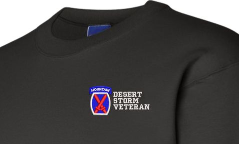 10th Mountain Division Desert Storm Veteran Sweatshirt