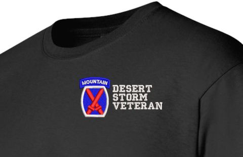 10th Mountain Division Desert Storm Veteran T-Shirt