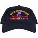 10th Mountain Division Iraq Veteran Embroidered Cap with Ribbons