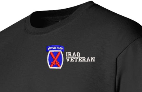 10th Mountain Division Iraq Veteran T-Shirt