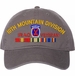 10th Mountain Division Iraq Veteran with Ribbons Unstructured Dad Cap