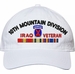 10th Mountain Division Iraq Veteran with Ribbons Unstructured Dad Cap