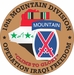 10th Mountain Division OIF Decal