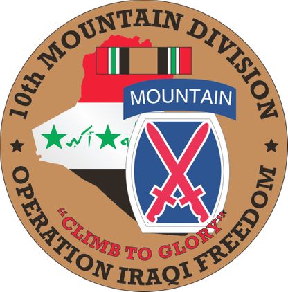 10th Mountain Division OIF Decal