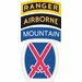 10th Mountain Division Ranger Airborne Decal