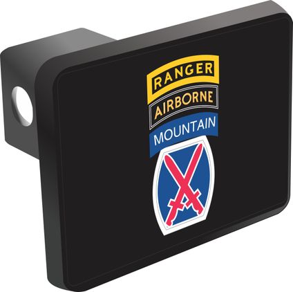 10th Mountain Division Ranger Airborne Hitch Cover
