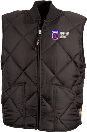 10th Mountain Division United States Army Game Sportswear Finest Vest