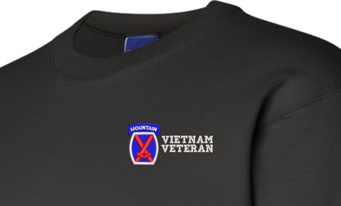 10th Mountain Division Vietnam Veteran Sweatshirt