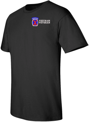 10th Mountain Division Vietnam Veteran T-Shirt