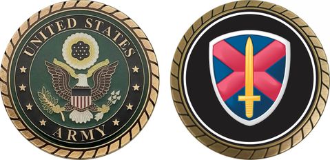 U.S. Army 10th Personnel Command Challenge Coin