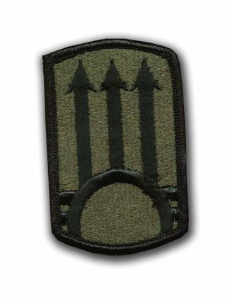 111TH A.D.A. SUBDUED  2 7/8" MILITARY PATCH