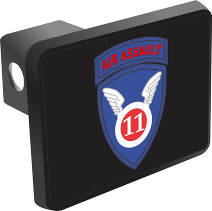 11th Air Assault Division Trailer Hitch Cover