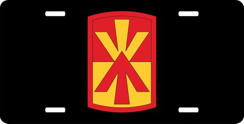 11th Air Defense Artillery Brigade License Plate