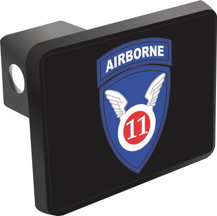 11th Airborne Division Trailer Hitch Cover