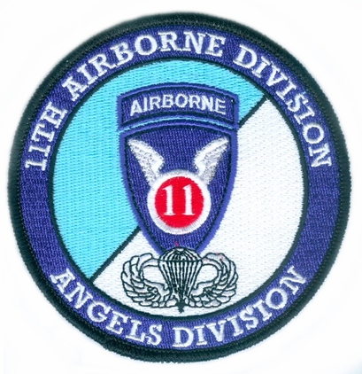 11th Airborne Division with Jump Wings Patch