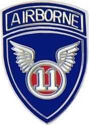 11th Airborne Lapel Pin