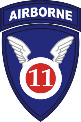 11th Airborne Division Window Decal Sticker