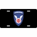 11th Airborne Window License Plate