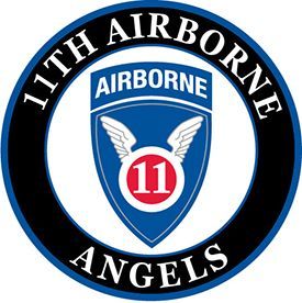 11th Airborne with Wings 4 1/2" Patch