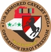 11th Armored Cavalry OIF Decal