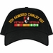 11th Armored Cavalry Regiment Vietnam Veteran Embroidered Cap with Ribbons
