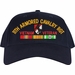 11th Armored Cavalry Regiment Vietnam Veteran Embroidered Cap with Ribbons