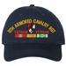 11th Armored Cavalry Regiment Vietnam Veteran with Ribbons Unstructured Dad Cap