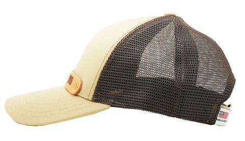 11th Armored Cavalry Vietnam Veteran Leather strap mesh back Cap