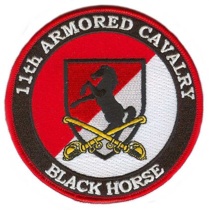 11th Armored Cavalry (with Sabres) Patch