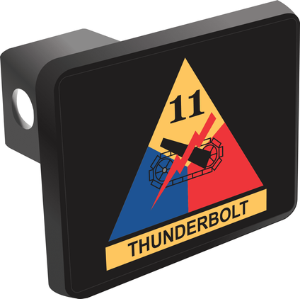 11th Armored Division Trailer Hitch Cover