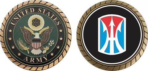 U.S. Army 11th Infantry Brigade Challenge Coin