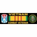 11th Infantry Brigade Vietnam Combat Veteran Bumper Sticker