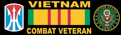 11th Infantry Brigade Vietnam Combat Veteran Bumper Sticker