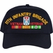 11th Infantry Brigade Vietnam Veteran Embroidered Cap with Ribbons