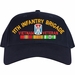 11th Infantry Brigade Vietnam Veteran Embroidered Cap with Ribbons