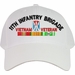 11th Infantry Brigade Vietnam Veteran Embroidered Cap with Ribbons