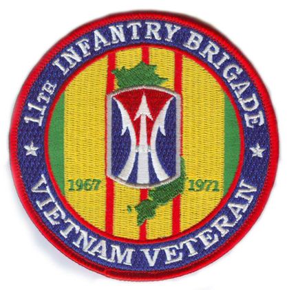 11th Infantry Brigade Vietnam Veteran Patch
