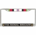 11th Signal Brigade Afghanistan License Plate Frame