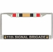 11th Signal Brigade Iraq Veteran License Plate Frame