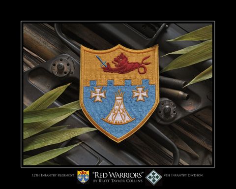 12th Infantry Regiment "Red Warriors" Giclee Print