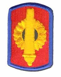 130TH FIELD ARTILLERY BRIGADE 3" MILITARY PATCH