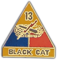 13th Armored Division Lapel Pin
