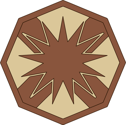 13th Corps Support Command Desert Camo Decal