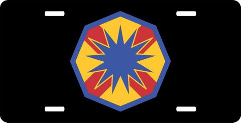 13th Corps Support Command License Plate