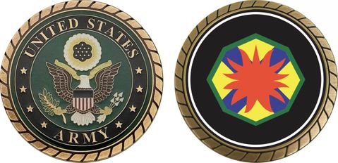 U.S. Army 13th Support Command Challenge Coin
