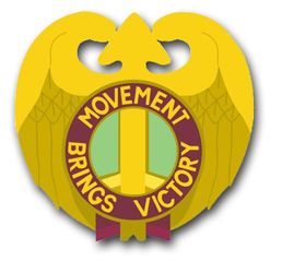 143rd Transportation Command Unit Crest Vinyl Transfer Decal