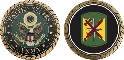 U.S. Army 14th Military Police Brigade Challenge Coin