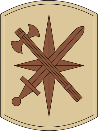 14th Military Police Brigade Desert Camo Decal