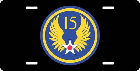 15th Air Force License Plate