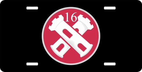16th Engineering Brigade License Plate